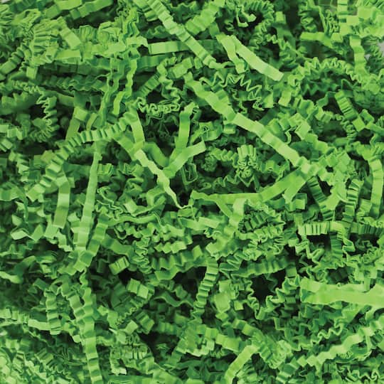 Beistle 56524-LG General Occasion Gift Related Paper Shreds - Lime Green